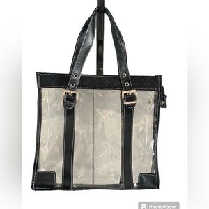 Clear Festival Bag 10 x 11 with Zipper closure